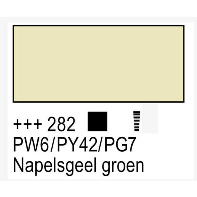 Amsterdam Acrylic Paint - 282 Naples Yellow Green