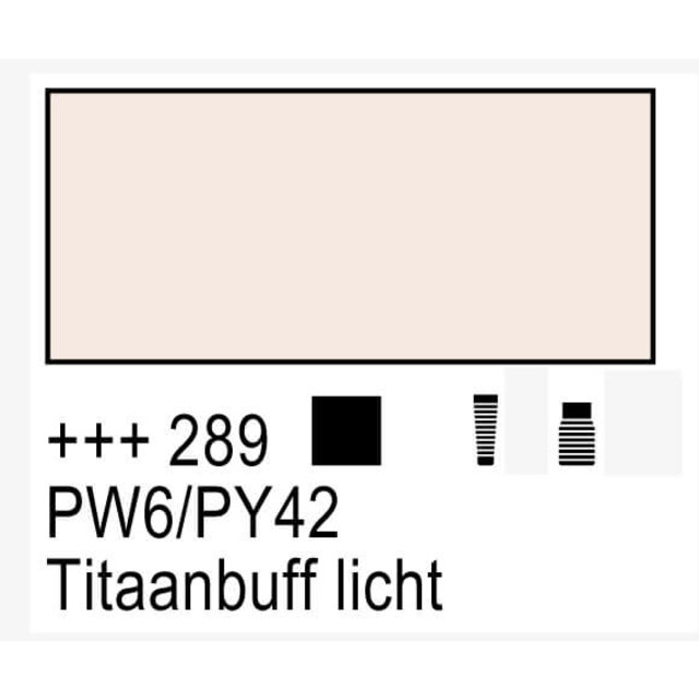 Amsterdam Acrylverf - 289 Titaanbuff Licht