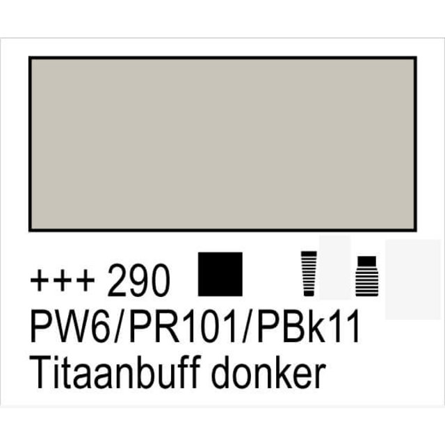 Amsterdam Acrylverf - 290 Titaanbuff Donker
