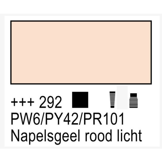 Amsterdam Acrylic Paint - 292 Naples Yellow Red Light Amsterdam Acrylic Paint - 292 Naples Yellow Red Light