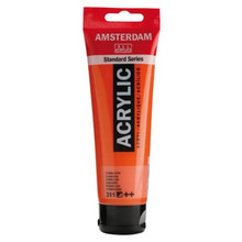 Amsterdam Acrylic Paint - 311 Vermillion