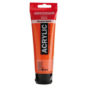 Amsterdam Acrylic Paint - 311 Vermillion