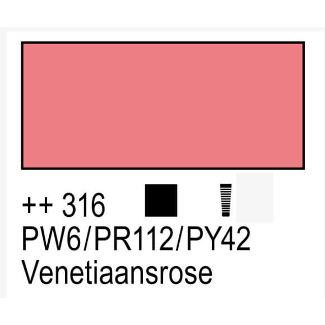 Amsterdam Acrylic Paint - 316 Venetian Rose