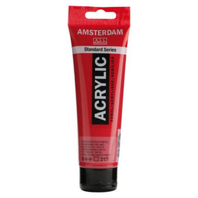 Amsterdam Acrylic Paint - 317 Transparent Red Medium
