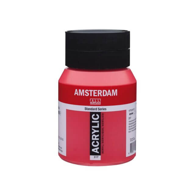 Amsterdam Acrylic Paint - 317 Transparent Red Medium