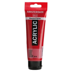 Amsterdam Acrylic Paint - 318 Carmine