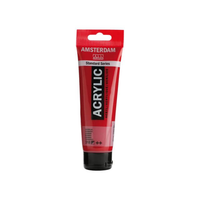 Amsterdam Acrylic Paint - 318 Carmine Amsterdam Acrylic Paint - 318 Carmine