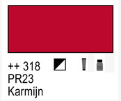 Amsterdam Acrylic Paint - 318 Carmine Amsterdam Acrylic Paint - 318 Carmine