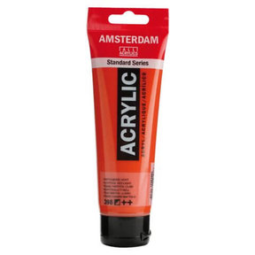 Amsterdam Acrylic Paint - 398 Naphthol Red Light