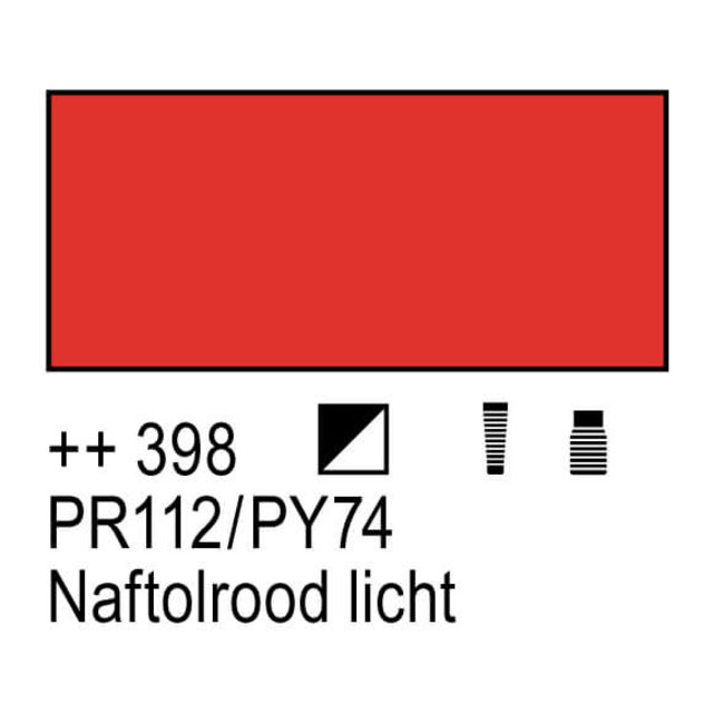 Amsterdam Acrylic Paint - 398 Naphthol Red Light Amsterdam Acrylic Paint - 398 Naphthol Red Light