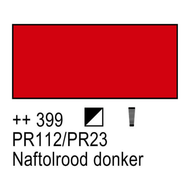 Amsterdam Acrylverf - 399 Naftolrood Donker