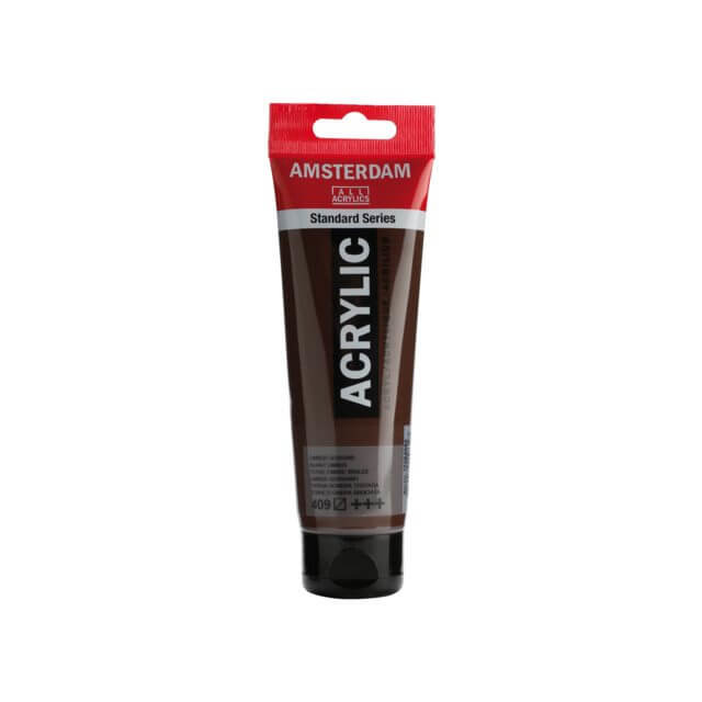 Amsterdam Acrylic Paint - 409 Burnt Umber Amsterdam Acrylic Paint - 409 Burnt Umber