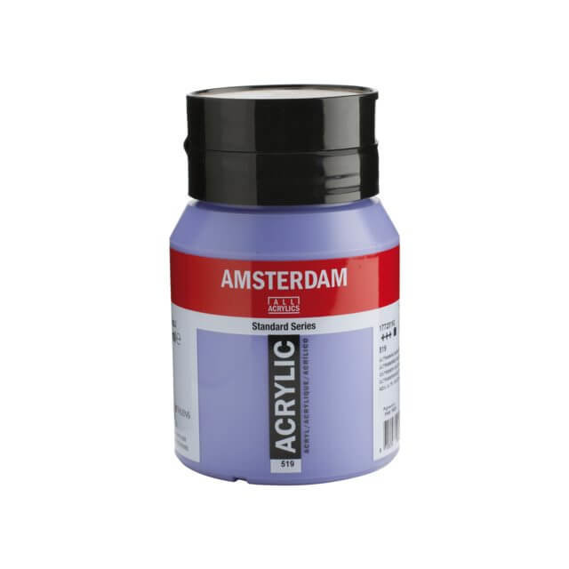 Amsterdam Acrylic Paint - 519 Ultramarine Violet Light