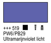 Amsterdam Acrylic Paint - 519 Ultramarine Violet Light