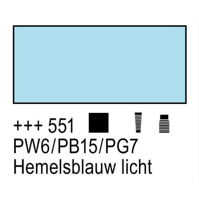 Amsterdam Acrylic Paint - 551 Sky Blue Light Amsterdam Acrylic Paint - 551 Sky Blue Light