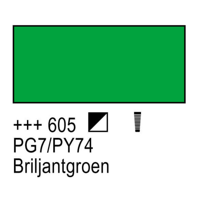Amsterdam Acrylic Paint - 605 Brilliant Green Amsterdam Acrylic Paint - 605 Brilliant Green