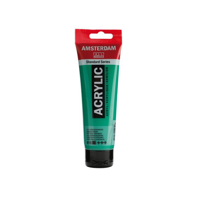 Amsterdam Acrylic Paint - 615 Emerald Green