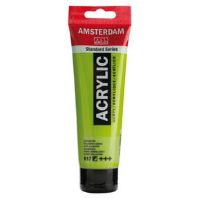 Amsterdam Acrylic Paint - 617 Yellowish Green