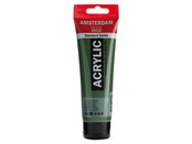 Amsterdam Acrylic Paint - 622 Olive Green Dark