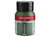 Amsterdam Acrylic Paint - 622 Olive Green Dark