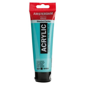 Amsterdam Acrylic Paint - 661 Turquoise Green