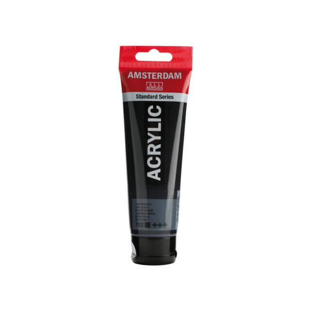 Amsterdam Acrylic Paint - 702 Lamp Black
