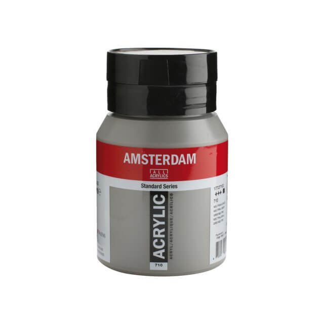 Amsterdam Acrylic Paint - 710 Neutral Grey