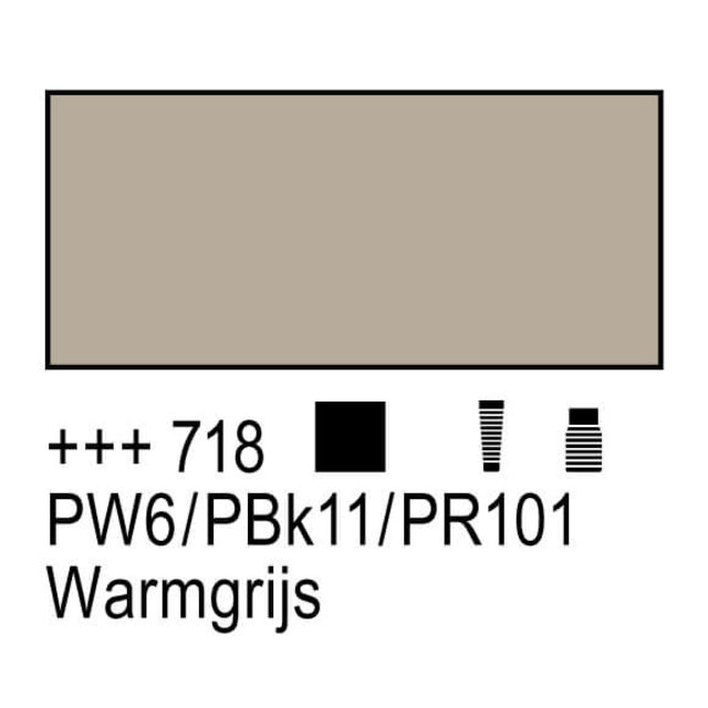 Amsterdam Acrylic Paint - 718 Warm Grey