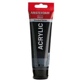 Amsterdam Acrylverf - 735 Oxydzwart