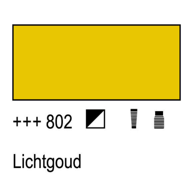 Amsterdam Acrylic Paint - 802 Light Gold Specialties