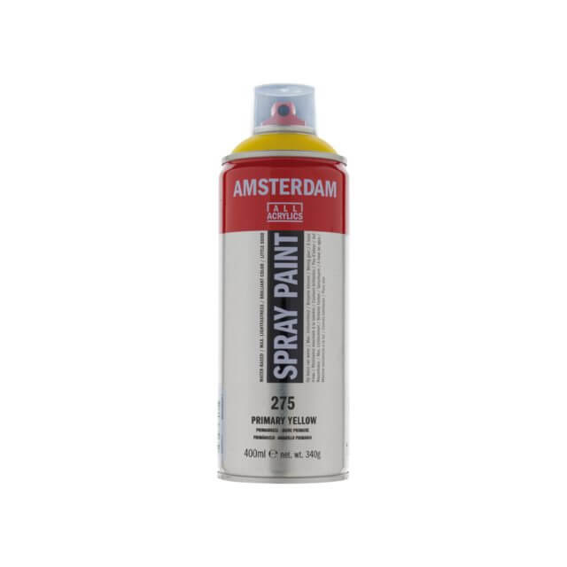Amsterdam Acrylic Spray Paint - 275 Primary Yellow (400ml) Amsterdam Acrylic Spray Paint - 275 Primary Yellow (400ml)