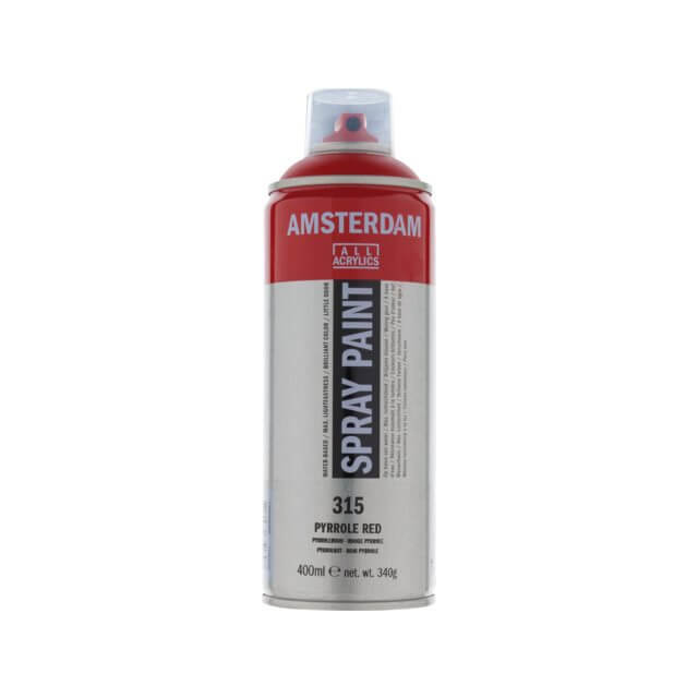 Amsterdam Acrylic Spray Paint - 315 Pyrrole Red (400ml)