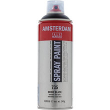Amsterdam Acrylverf Spuitbus - 735 Oxydzwart (400ml)