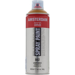 Amsterdam Acrylverf Spuitbus - 802 Lichtgoud (400ml)