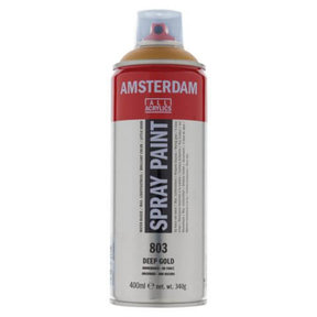 Amsterdam Acrylic Spray Paint - 803 Deep Gold (400ml)