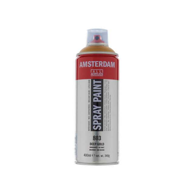 Amsterdam Acrylverf Spuitbus - 803 Diepgoud (400ml) Amsterdam Acrylverf Spuitbus - 803 Diepgoud (400ml)