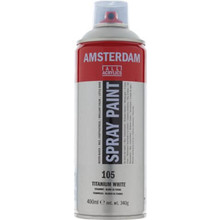Amsterdam Acrylverf Spuitbus – 105 Titaanwit (400ml)