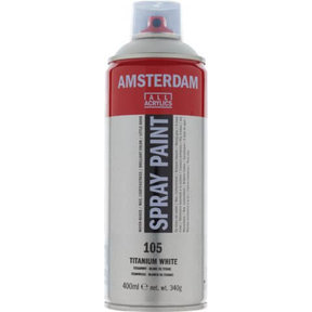 Amsterdam Acrylverf Spuitbus – 105 Titaanwit (400ml)