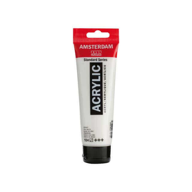 Amsterdam Acrylic Paint - 104 Zinc White Amsterdam Acrylic Paint - 104 Zinc White