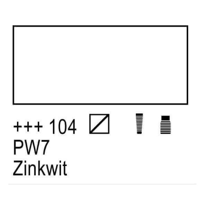 Amsterdam Acrylverf - 104 Zinkwit