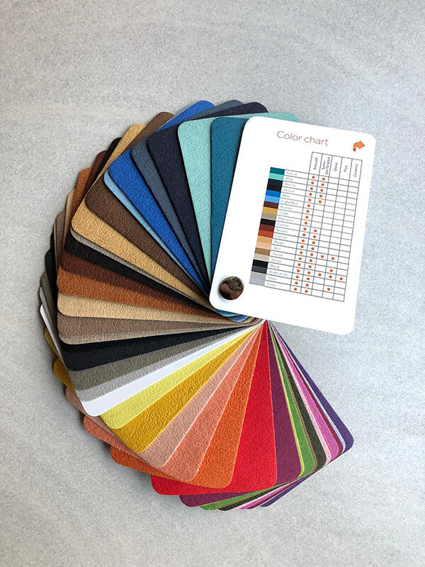 CraftSkin Faux Leather samplekit to choose your color