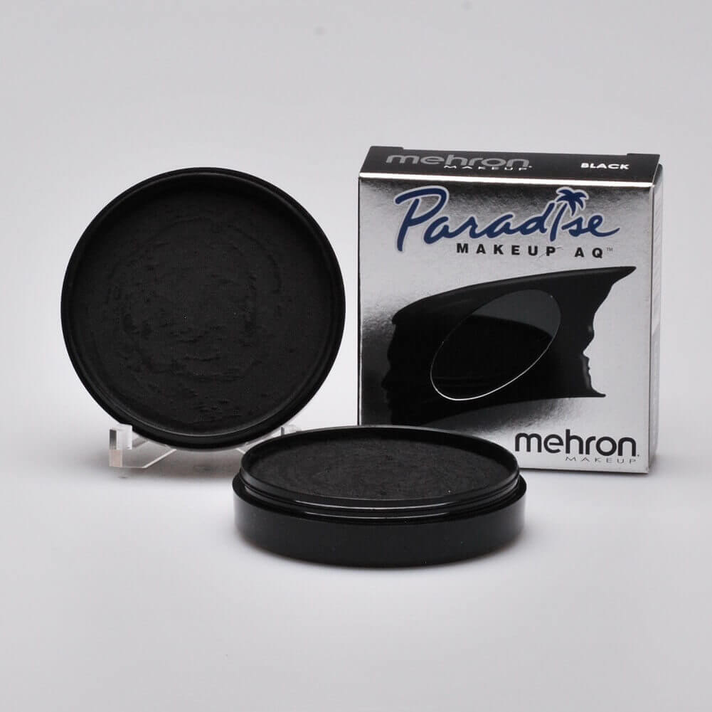 Mehron Paradise AQ makeup Black for Body Paint, Theatre & Cosplay