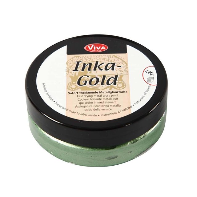 Metallic Wax Emerald Green