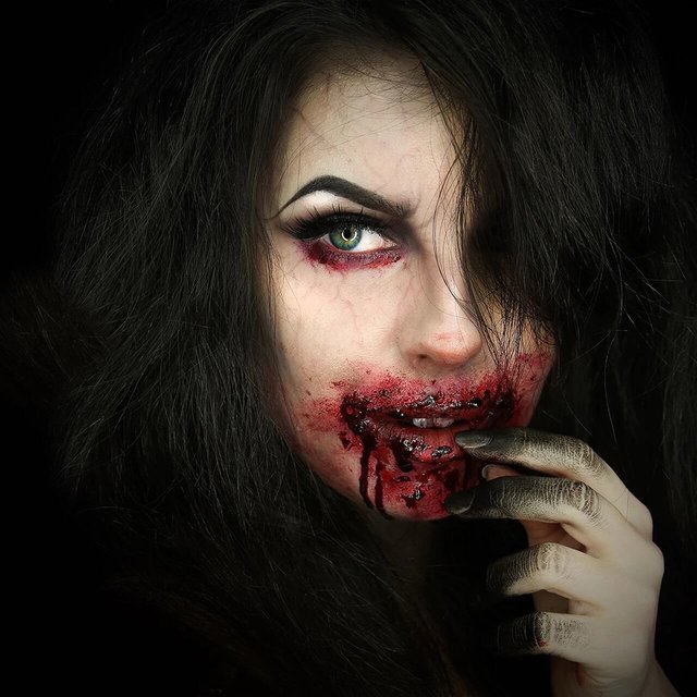 Special Effects Makeup - Coagulated Blood Gel