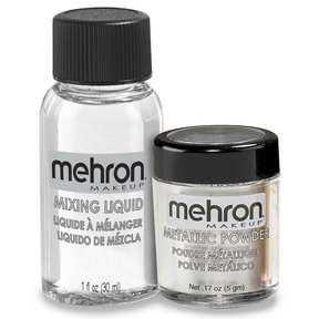 Metallic Powder - Silver with Mixing Liquid