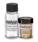 Metallic Powder - Gold with Mixing Liquid Metallic Powder - Gold with Mixing Liquid