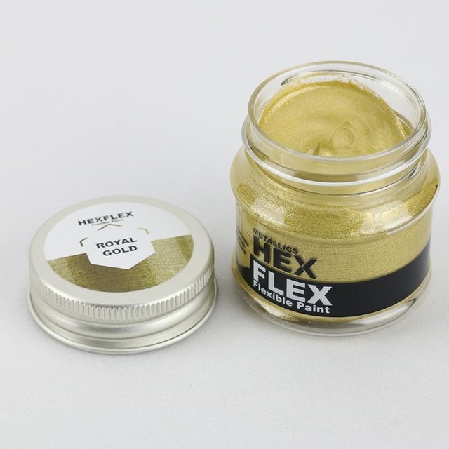 Hexflex Metallic Paint - Royal Gold