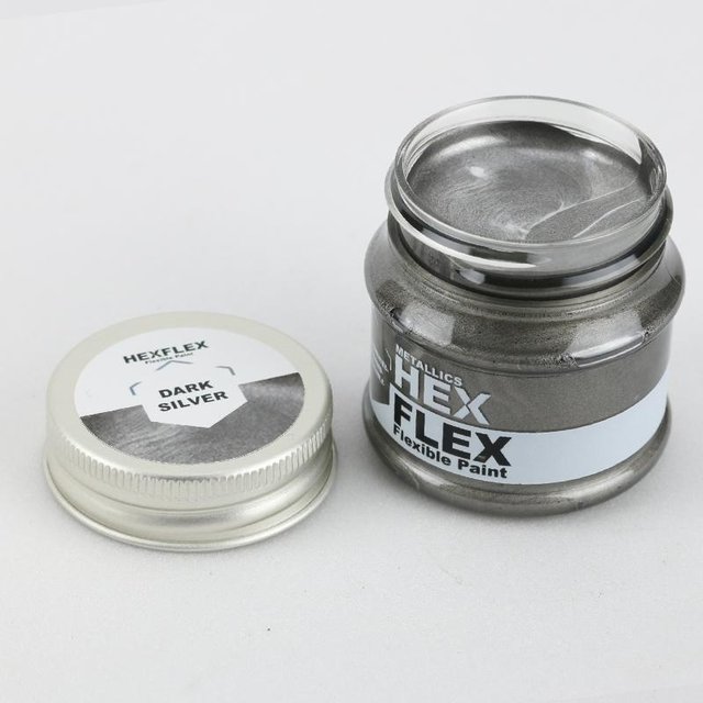 Hexflex Metallic Verf - Donker Zilver Hexflex Metallic Verf - Donker Zilver