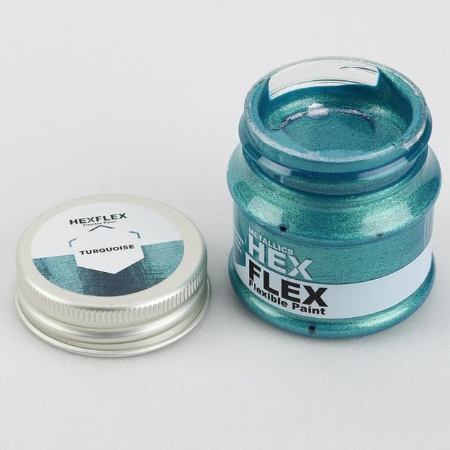 Hexflex Metallic Paint - Turquoise Hexflex Metallic Paint - Turquoise