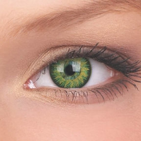 Glamour Green 14mm Fashion Colored Contact Lenses (3 months)